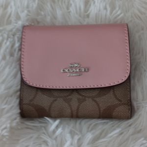 Coach trifold wallet